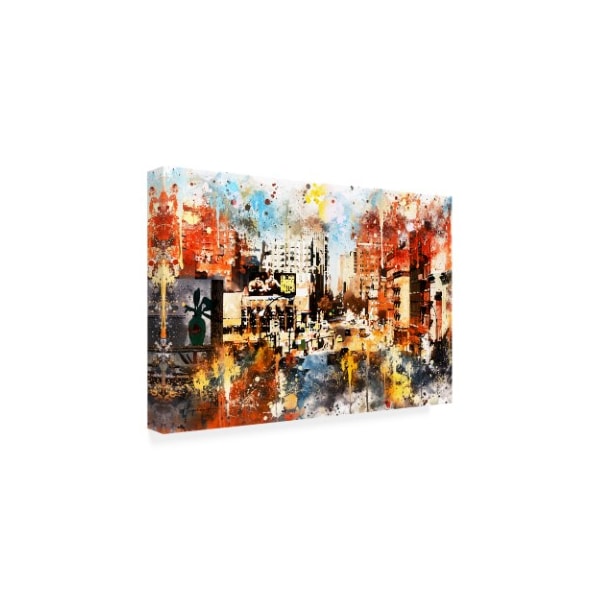 Philippe Hugonnard 'NYC Watercolor Collection - Vision' Canvas Art,12x19